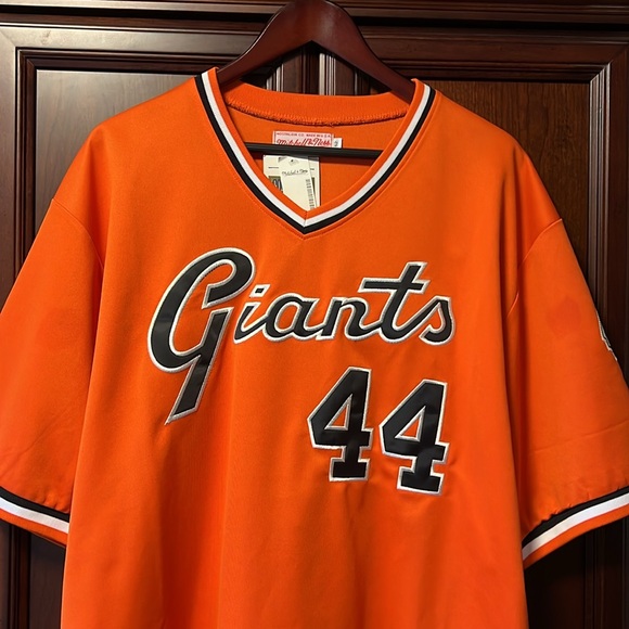 Vintage Cooperstown Collection MLB SF Giants Willie McCovey #44 Orange Jersey! - Picture 2 of 12